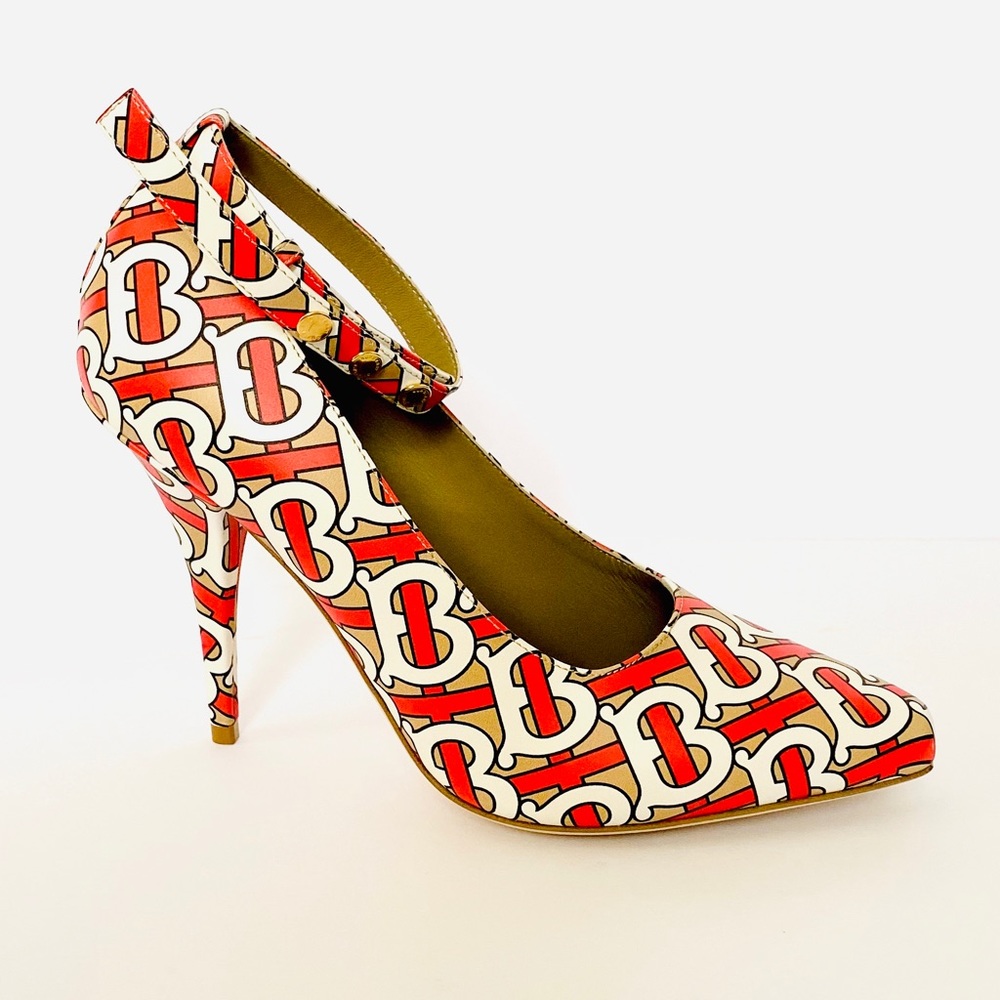 NWT: BURBERRY | Classic TB Monogram Pumps - Picture 4 of 9